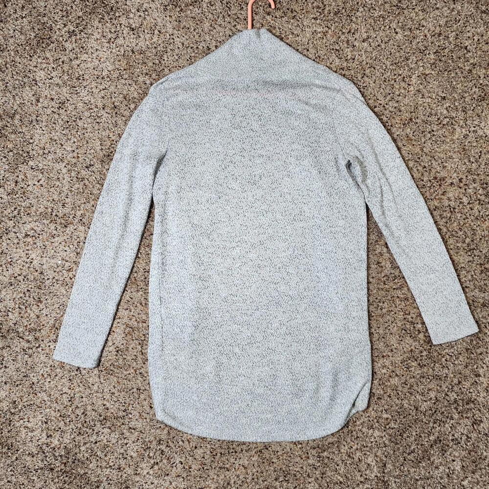Aeropostale Gray Lightweight Open Long Sleeve Cardigan Sweater Size Medium - Picture 2 of 4